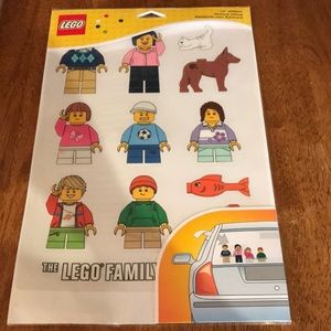 Lego Family Car Stickers. New in package.